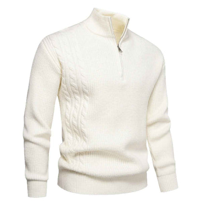 Autumn And Winter Men's Half-zip Pullover Sweater