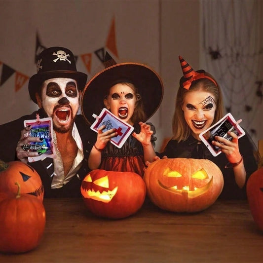 Halloween Blood Drink Bags - 21 Pack Reusable Containers with Funnels