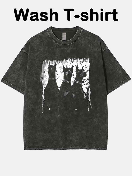 Men's Printed Short Sleeve Shirt - Summer Casual Button-Up