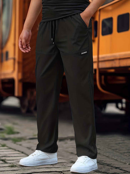 Men's Fashion Printed Ankle Pants - Casual Tapered Trousers