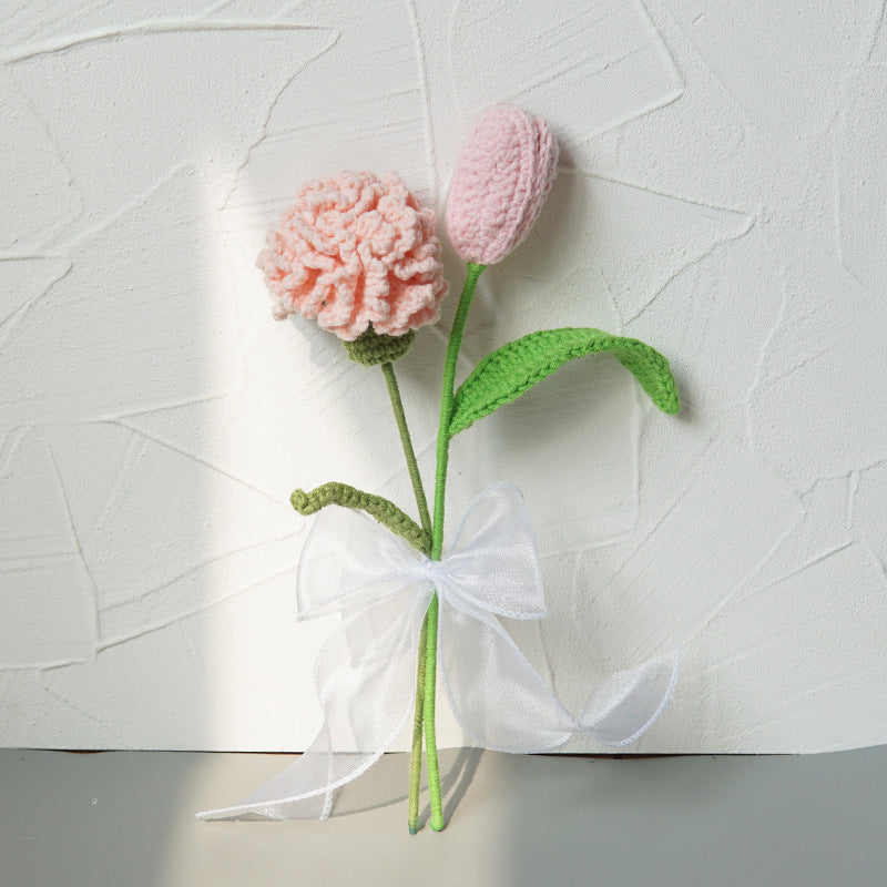 Home Hand-knitting Bouquet Pendant Decoration