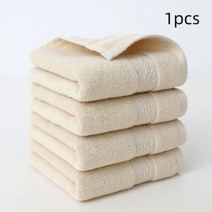 Plain Pure Cotton Hand Towel Household Face Towel Soft And Absorbent