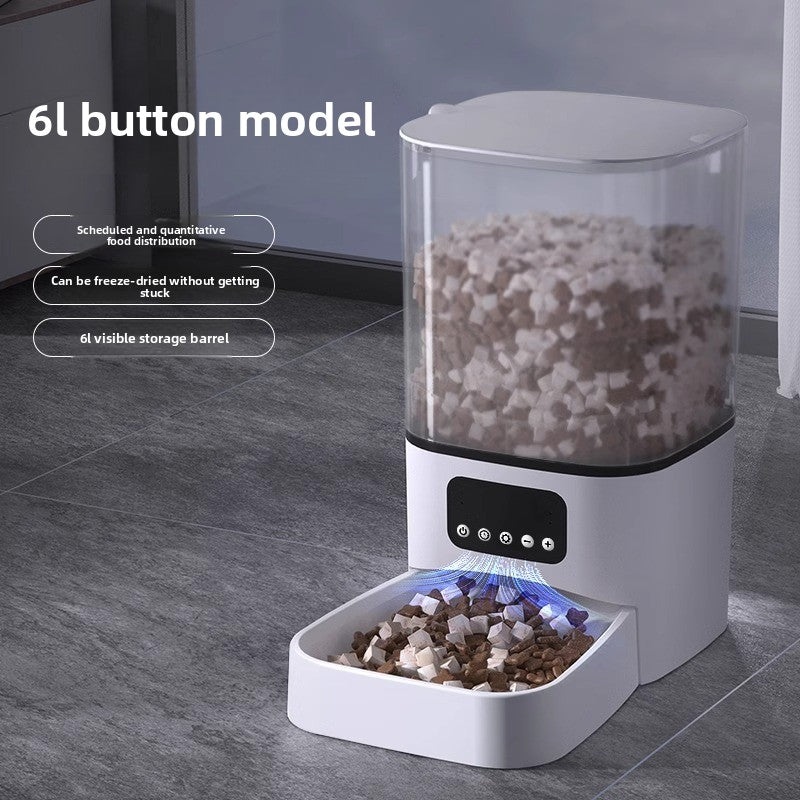 Smart Pet Feeder with HD Camera - Automatic Remote Control Dispenser