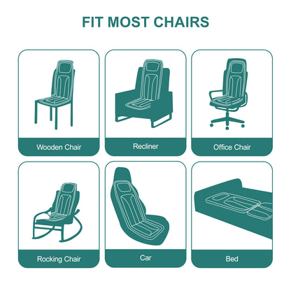 2025 New Model Massage Cushion, Neck And Back Kneading And Heating, 9 Levels Of Intensity,9 Modes, Home And Office Electric Massage Pad, Portable Multifunctional Massager, 10,20,30 Minutes Timer - DropOnline.co