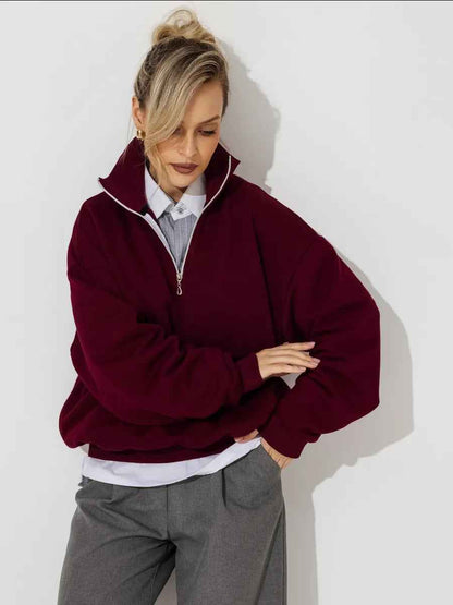 Lazy Style Fashion Casual Personality Versatile Zip-up Hoodie