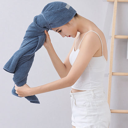 Coral Fleece Quick-drying Water-absorbing And Hair Drying Towel