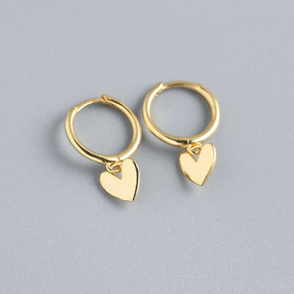 Love Heart Earrings Premium Temperament Earrings Jewelry - DropOnline.co