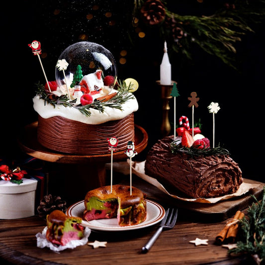 100 Pieces Christmas Cocktail Picks - Festive Party Accessories