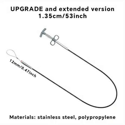 39.37-inch Door Opening Airbag Tool, Ergonomic Handle And Coil - Suitable For General Motors Door And Window Installation/maintenance, Precision Spring-loaded Mechanism, Retractable Cable Design, Mult