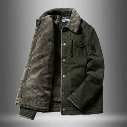 Men's Thick Fleece Short Cotton Jacket