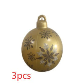 Giant Inflatable Christmas Ball 60cm - PVC Outdoor Ornament Decoration for Tree & Yard