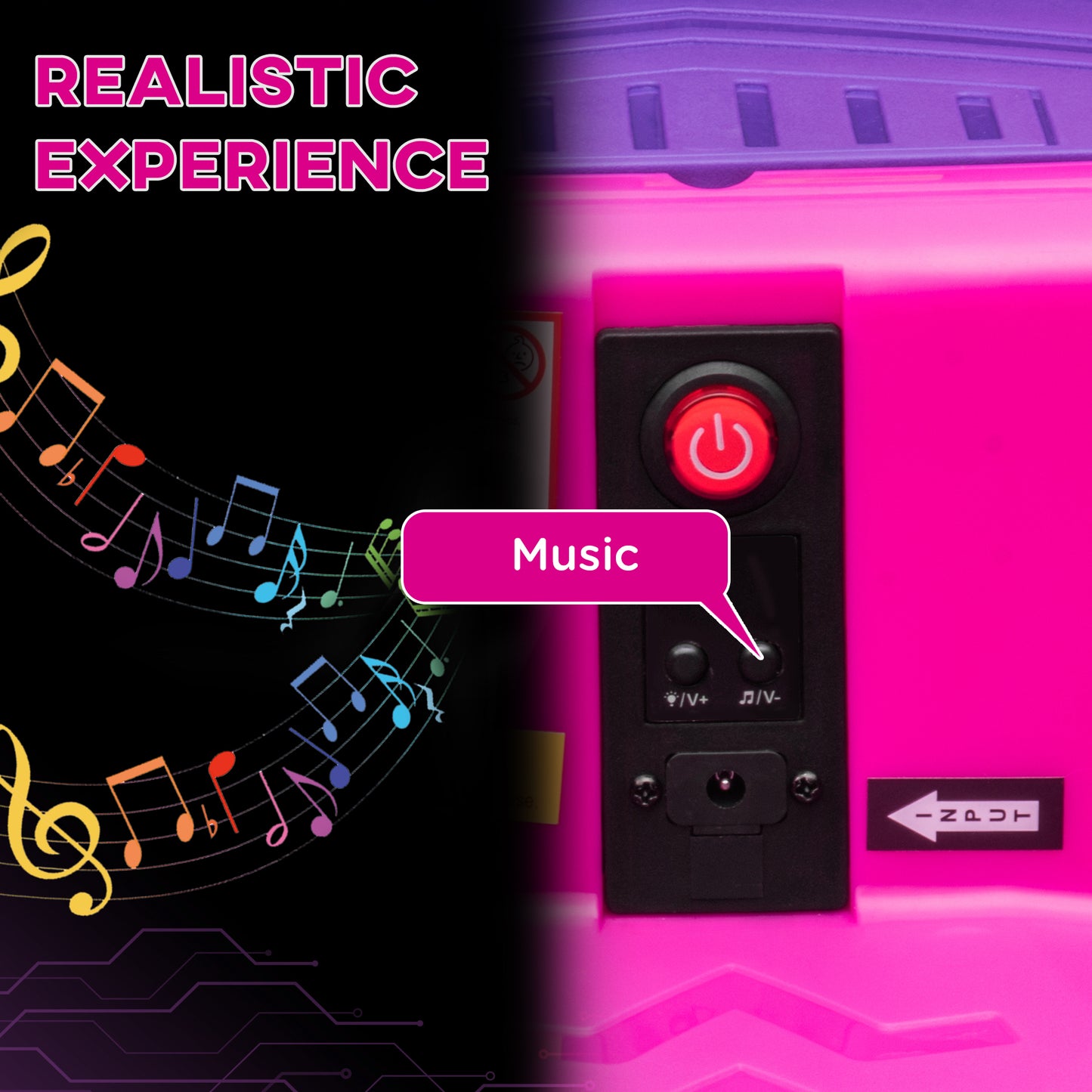 12V Kids Bumper Car Twins Motor with Parent Remote Control