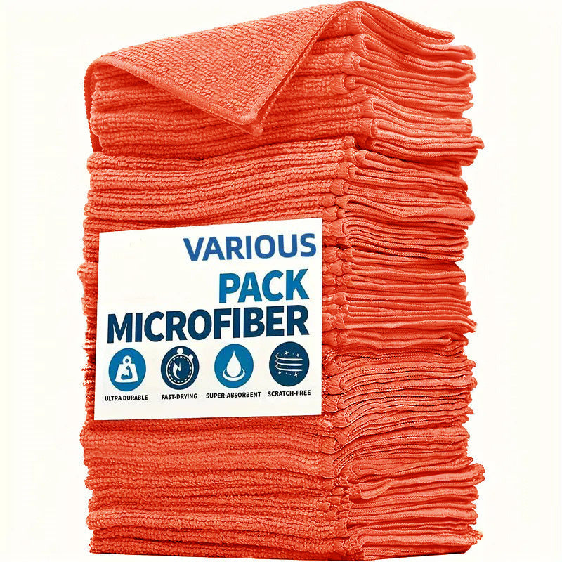 Professional Microfiber Cleaning Cloth Set - Kitchen & Car