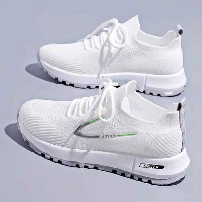 Versatile Flyknit Mesh Casual Sneakers Running Shoes For Students