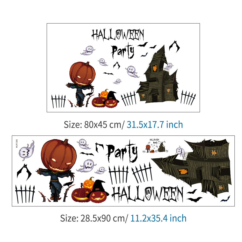 Halloween Wall Stickers - Large Spooky Decor Set