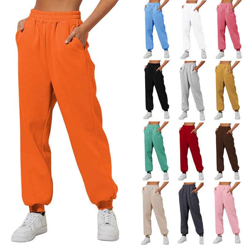 Women's Loose Track Pants Casual All-matching