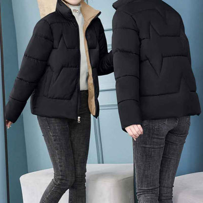 Women's Short Cotton Jacket Korean Style