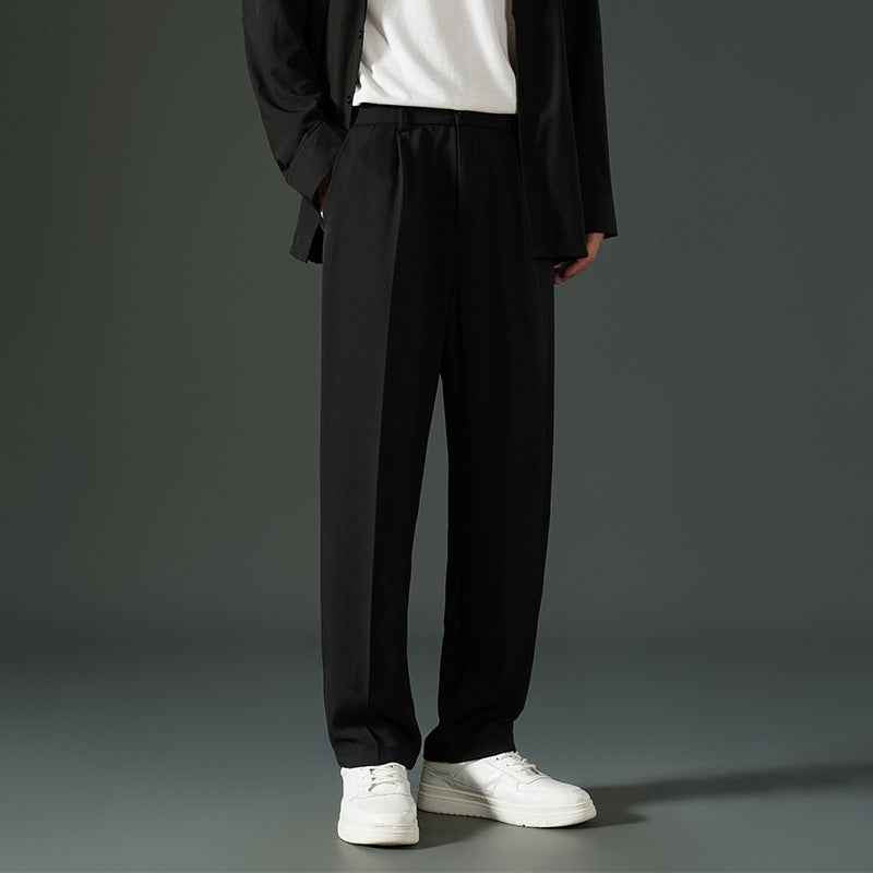 Autumn Casual Versatile Loose Fleece-lined Casual Pants For Men