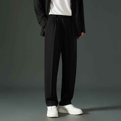 Autumn Casual Versatile Loose Fleece-lined Casual Pants For Men