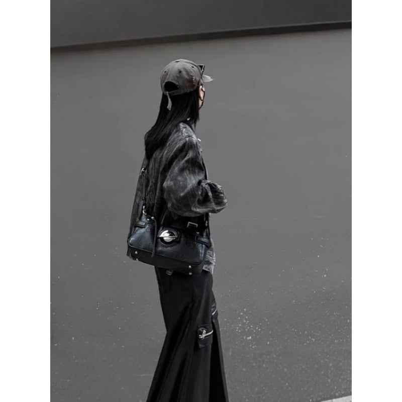 Vintage Distressed Men's And Women's Denim Jacket