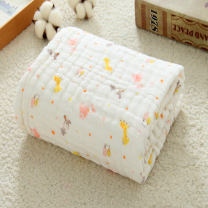 Simple Printing Creative 6-layer Gauze Baby's Bath Towel