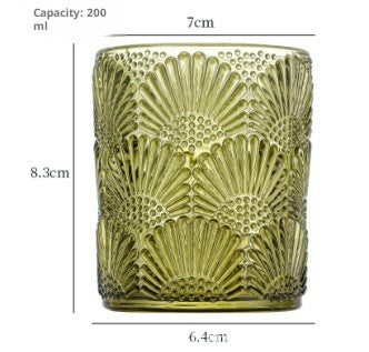 Colorful Home Decoration Glass Windproof Candles Glass Cup