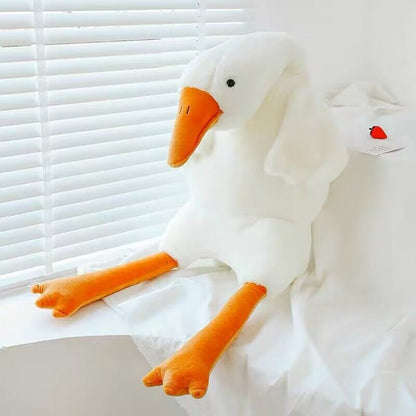 Cute Big White Geese Pillow Plush Toy - DropOnline.co