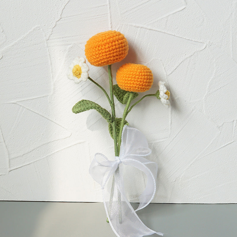 Home Hand-knitting Bouquet Pendant Decoration