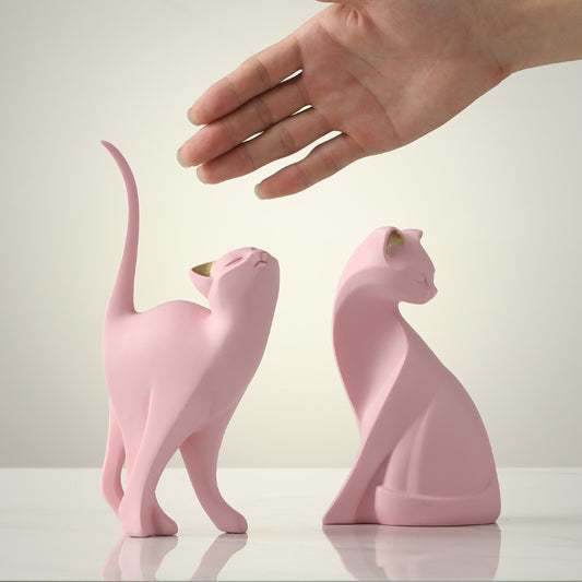 Premium Creative Cat Home Decoration Ornaments - Adorable Feline Ceramic Collection