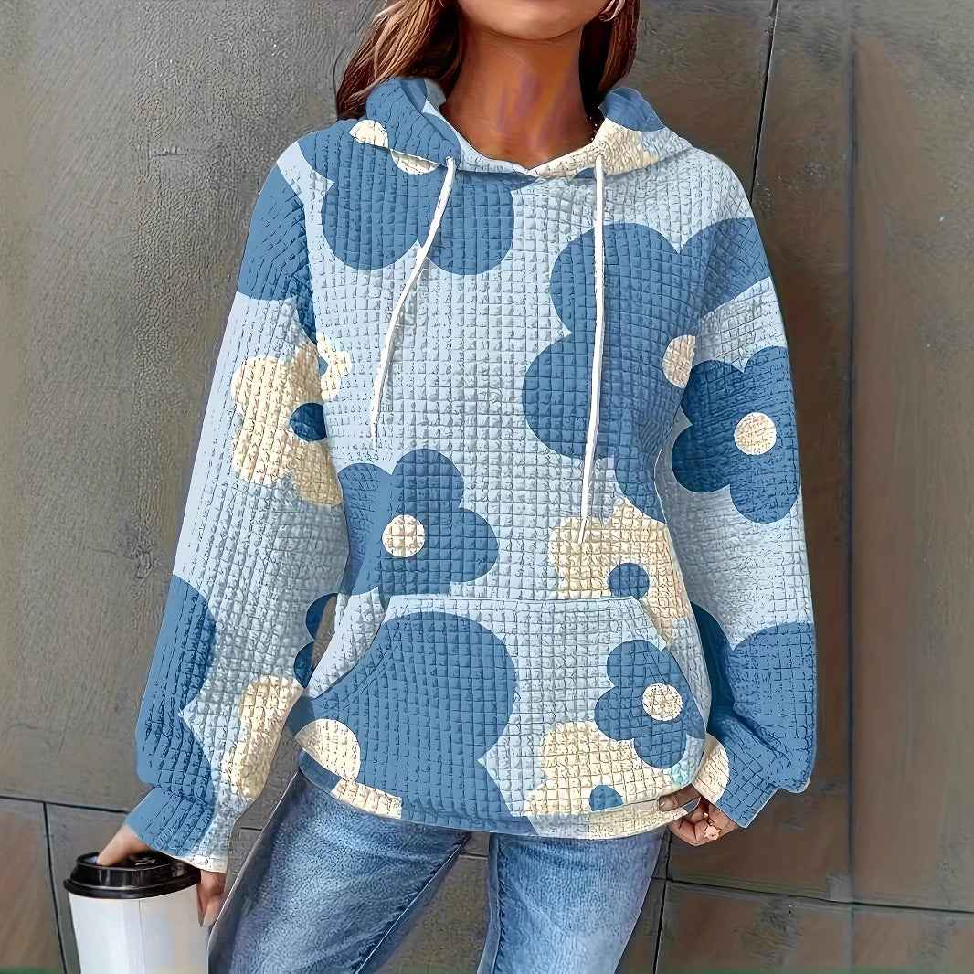 Hooded Sweatshirt Digital Printing Casual Women's Hooded Sweatshirt