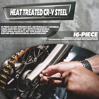 16-Piece Professional Hex Key Set