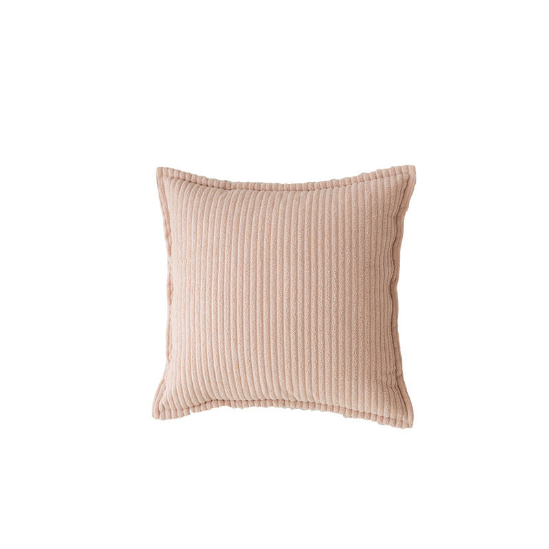 Corduroy Striped Pillow Cover - Textured Ribbed Cushion Case