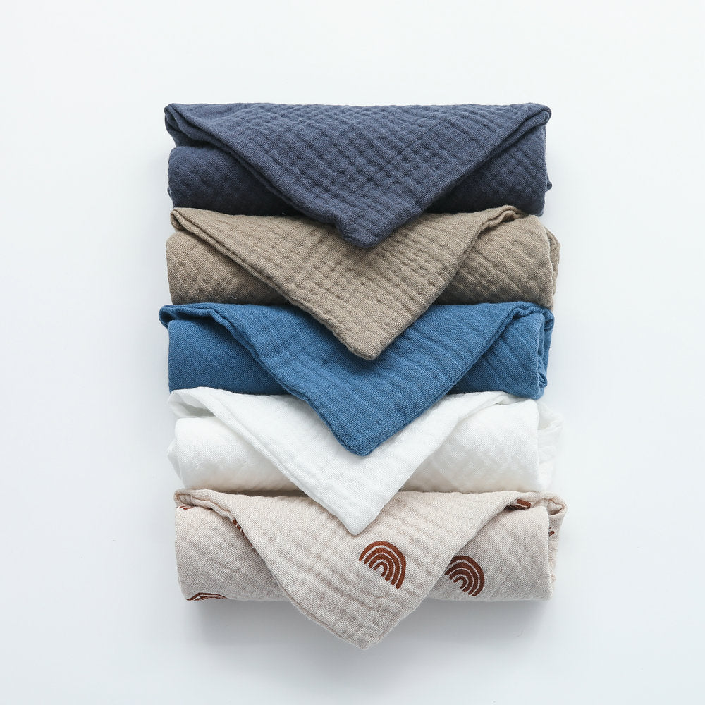 Crepe Baby Gauze Saliva Towel Suit