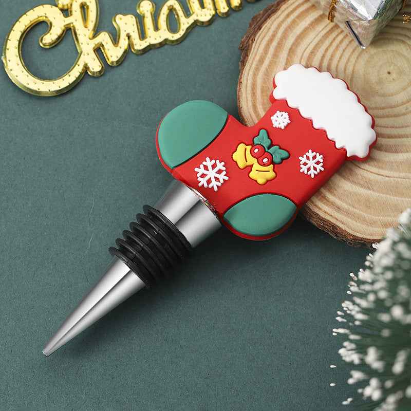 Party Gathering Christmas Tree Sealed Wine Stopper - Holiday Bottle Stopper - DropOnline.co