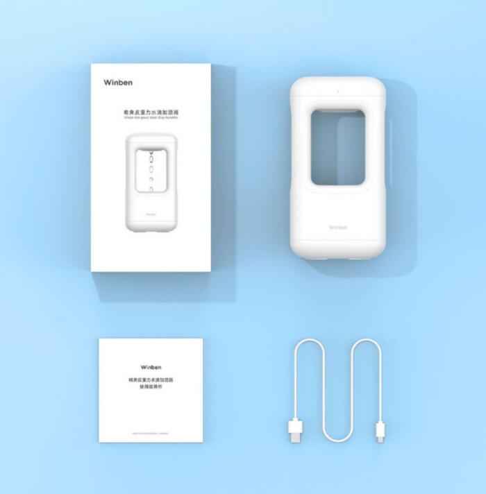 New Air Humidifier Home Quiet Bedroom Anti-Gravity Water Drop Humidifier Atmosphere Light