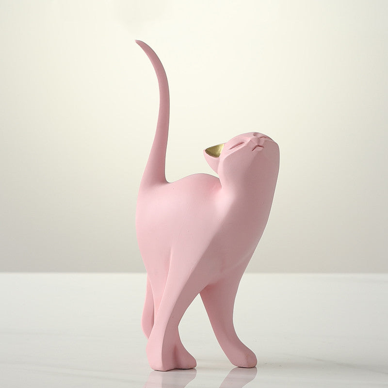 Premium Creative Cat Home Decoration Ornaments - Adorable Feline Ceramic Collection