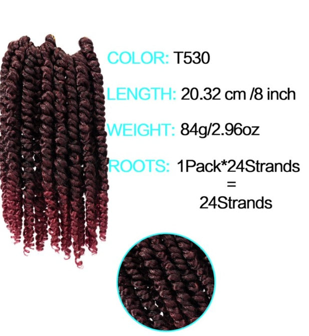 Curly  Crochet Braid 2X SPRING-Only Self Pickup