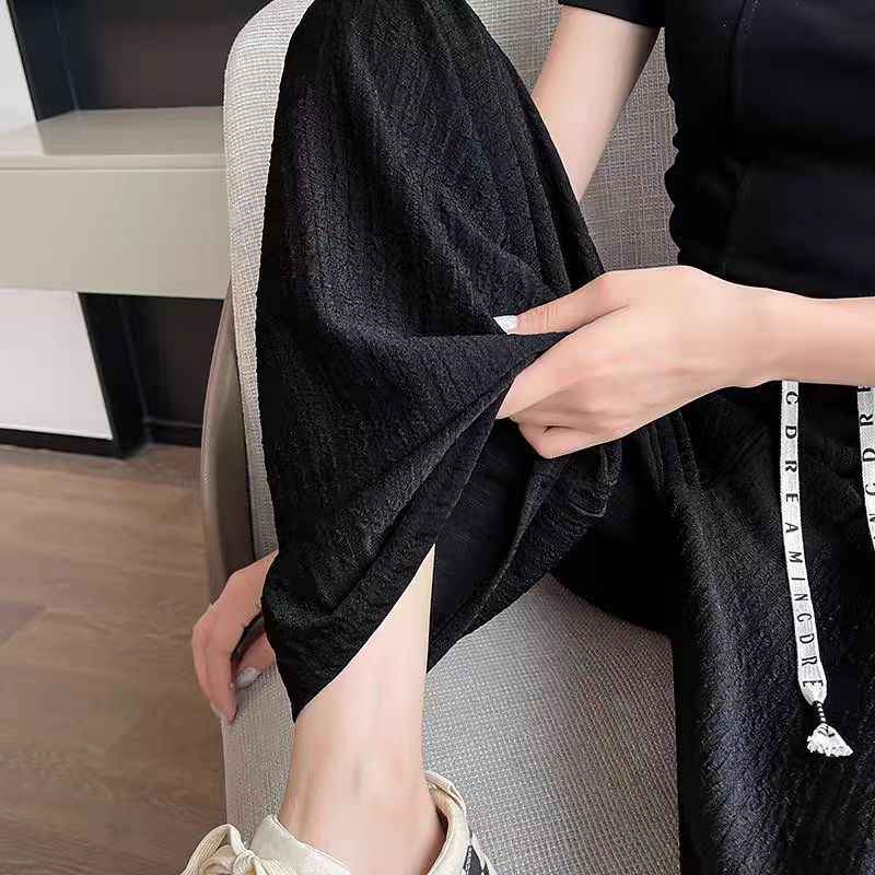 Casual New Straight-leg Draped Women's Loose Korean-style Floor-length Pants