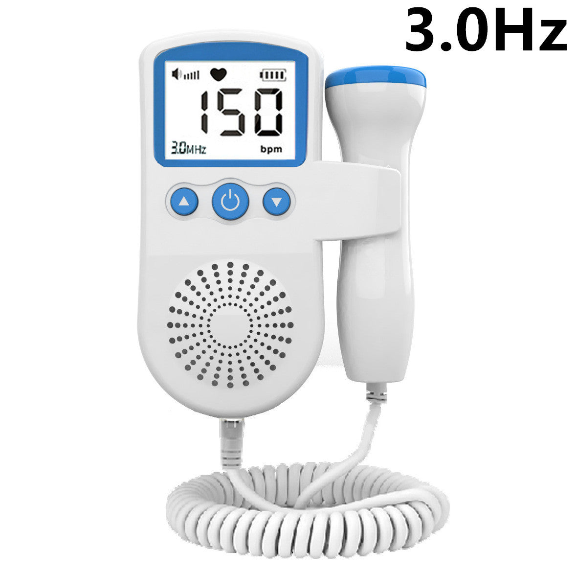 Fetal Heart Rate Monitor - Home Pregnancy Baby Heartbeat Detector & Doppler