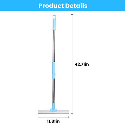 1Pc Pet Hair Removal Rake With 54.33in Adjustable Telescopic Rod Multi-Fabric Dog Cat Hair Scraper Lint Shaver For Carpet Rug Clothes Couch - DropOnline.co