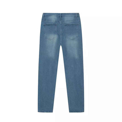 Personality Denim Skinny Jeans For Men