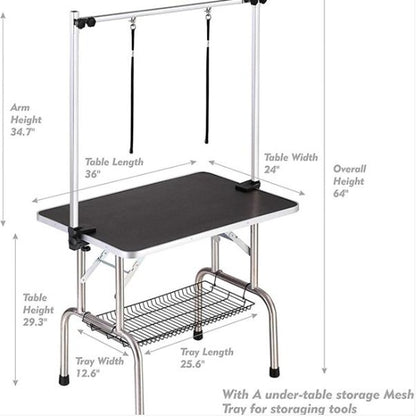 36 Inch Professional Pet Dog Grooming Table - DropOnline.co