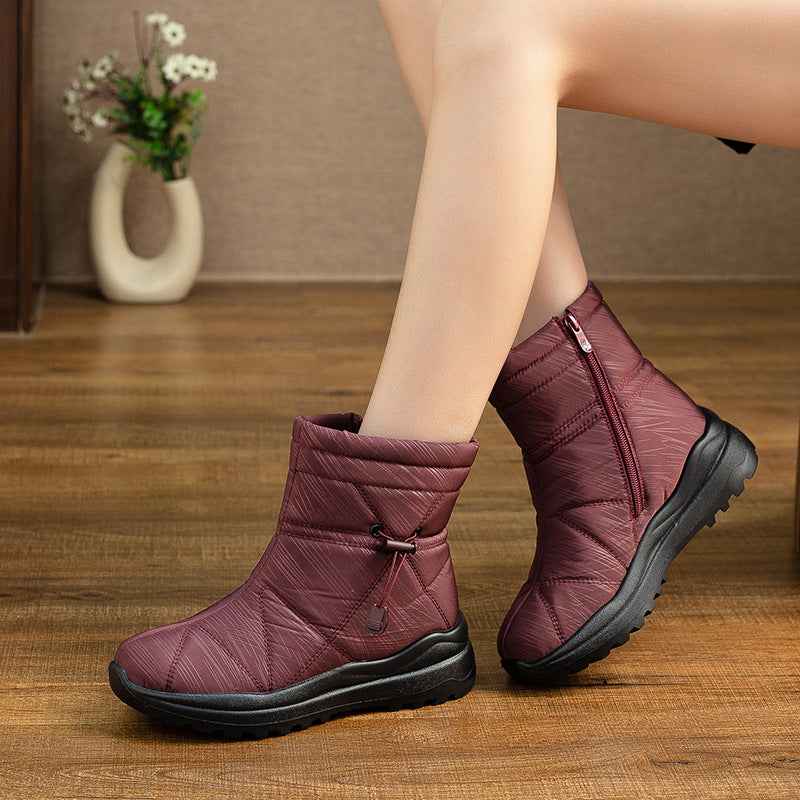 Women's Fleece-lined Waterproof Anti-slip Snow Boots