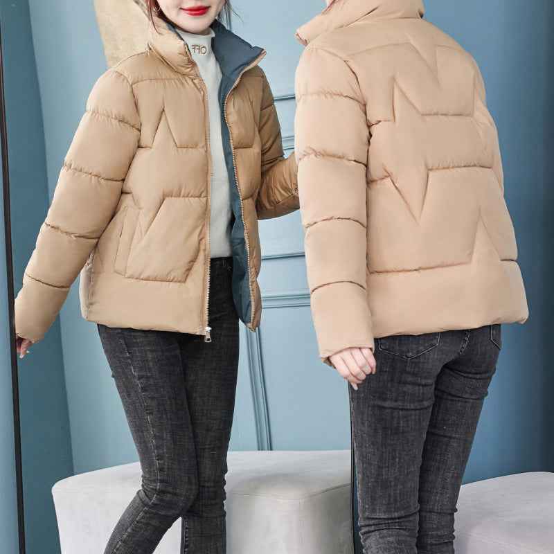 Women's Short Cotton Jacket Korean Style
