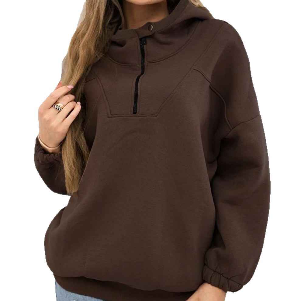 Casual Sports American Retro Design Plus Size Sweater