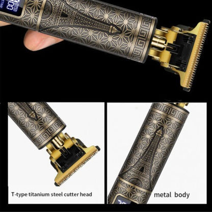 Beard Trimmer Hair Clippers Cordless Rechargeable Hair Cutting Barber Shaving Machine For Men USB Charging - DropOnline.co