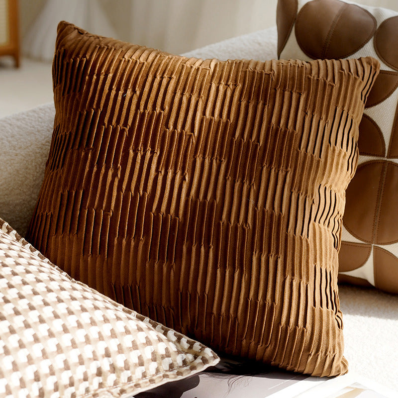 Retro Knotted Pillow Cushion - Vintage Style Decorative Throw Pillow