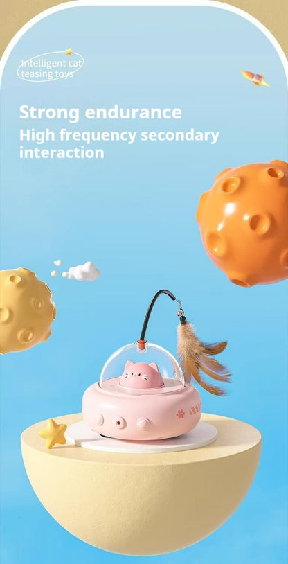 Smart Electric Cat Car With Automatic Laser Pointer - Cat Fun, Energy-Saving Product - DropOnline.co