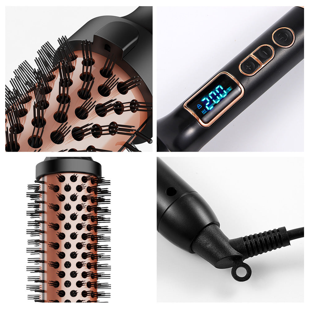 Electric Hair Curling Comb - Adjustable Temperature Ceramic Styler