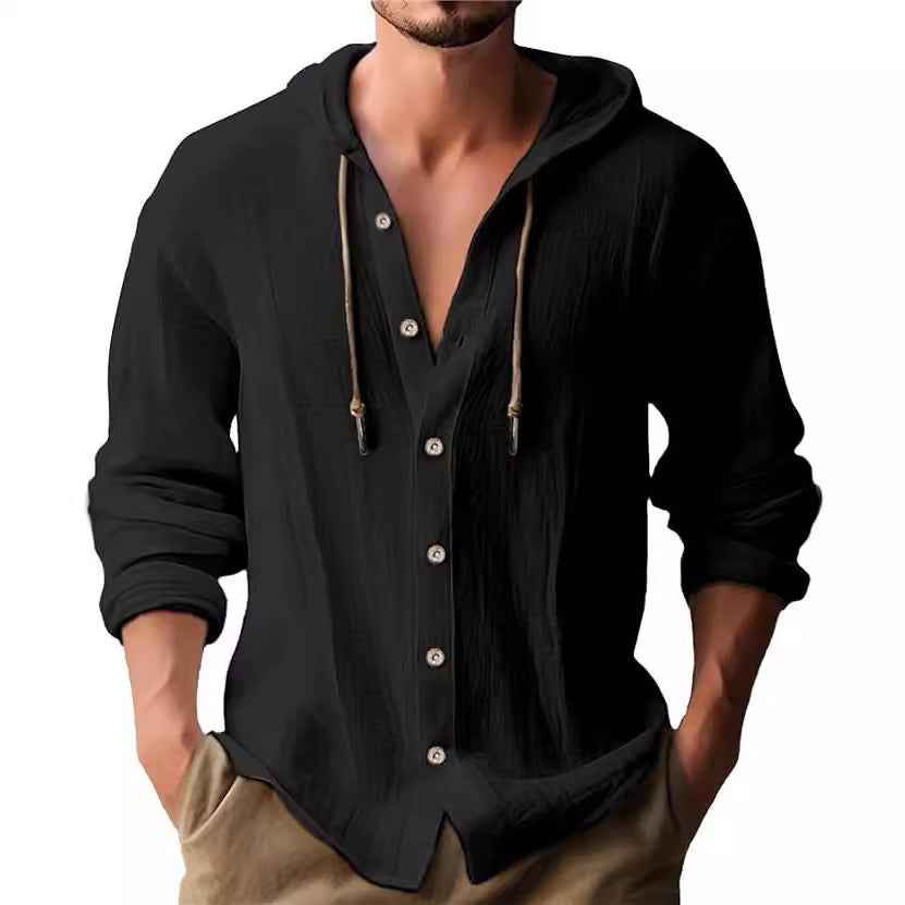 Men's Casual Long Sleeve Top - Comfortable Everyday Shirt